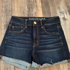 American Eagle Outfitters Women's Dark Blue Jeans